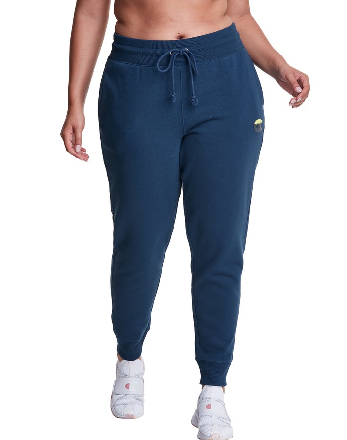 Jogger Champion Mujer - Plus Reverse Weave Ombre Chenille Logo ( Azul Marino ) 5902371-ET